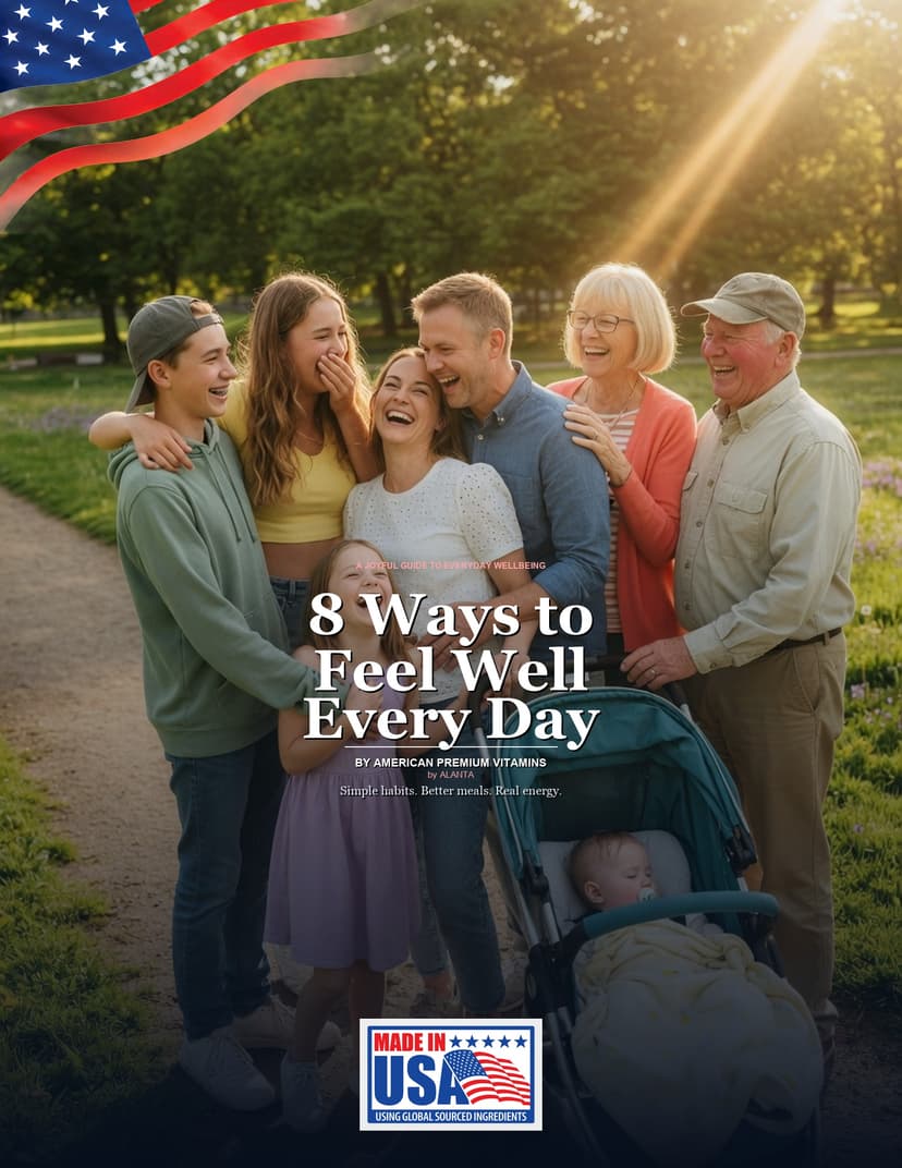 8 Ways to Feel Well Every Day — free book cover